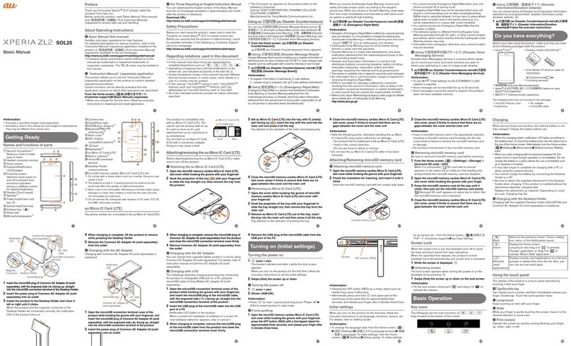 AU Xperia XL2 SOL25 Installation guide