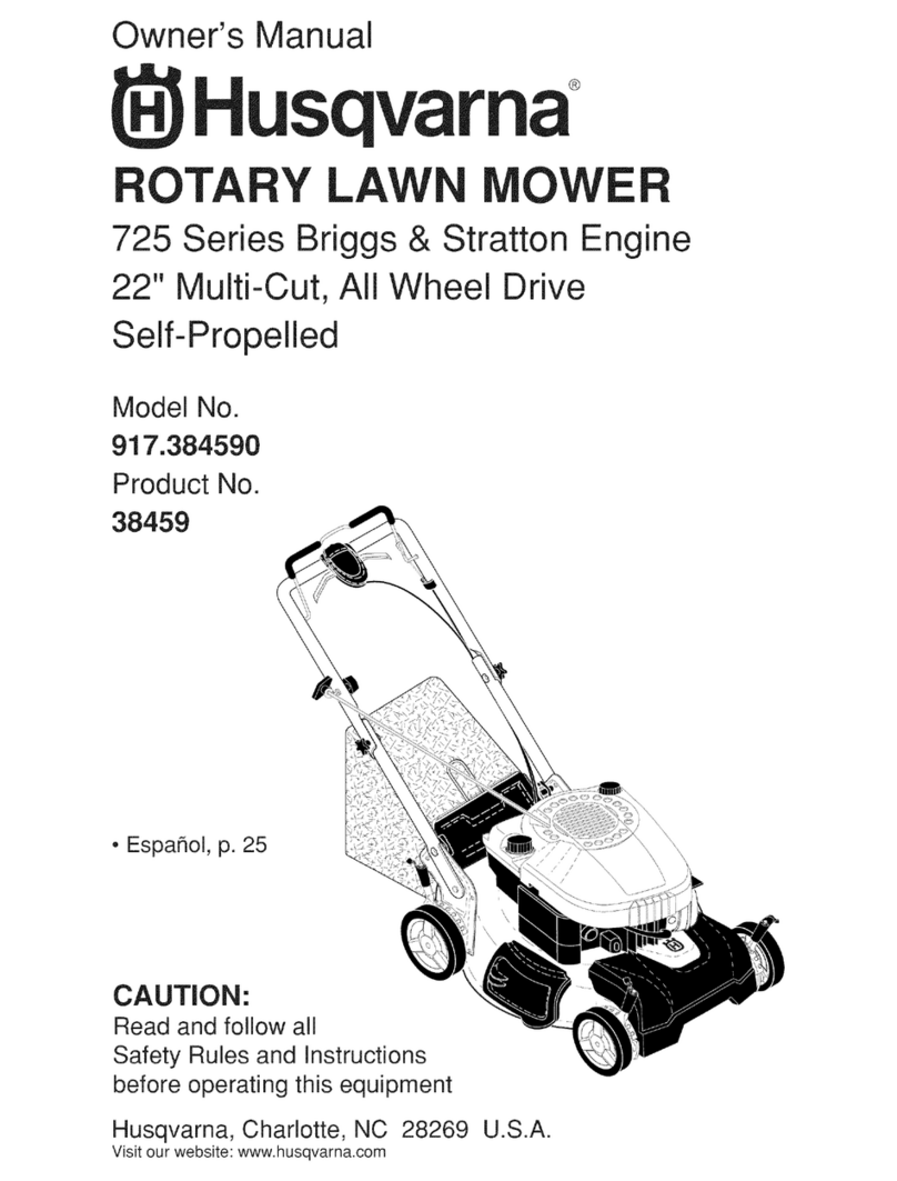 Husqvarna 22" Multi-Cut User manual Husqvarna 22" Multi-Cut User manual