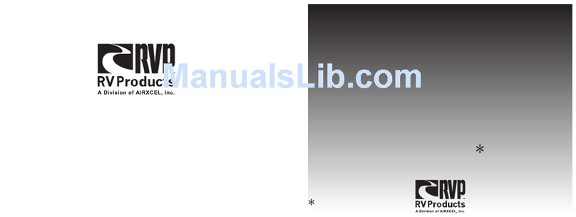 RV Products 6536-335 series Installation and operating instructions