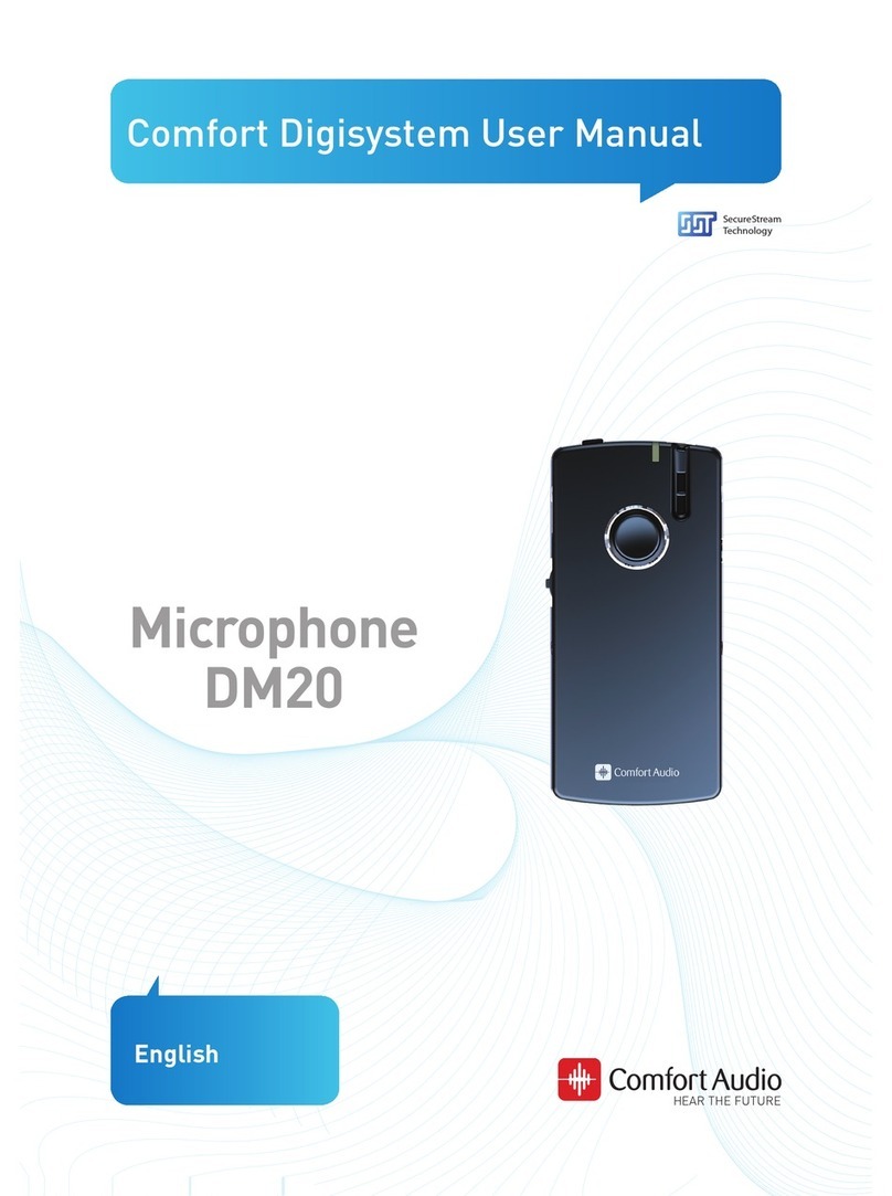 Comfort audio DM20 user manual