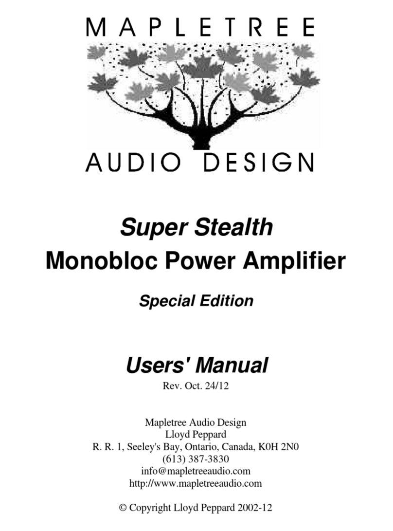 Mapletree Super Stealth User manual