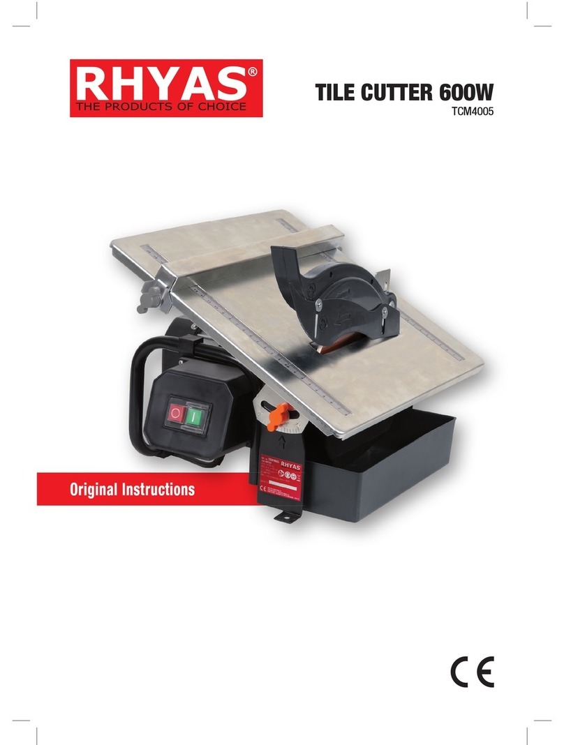 Rhyas TCM4005 Original instructions
