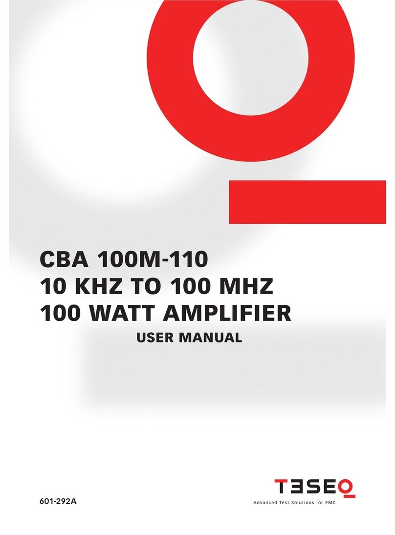 Teseo CBA 100M-110 user manual