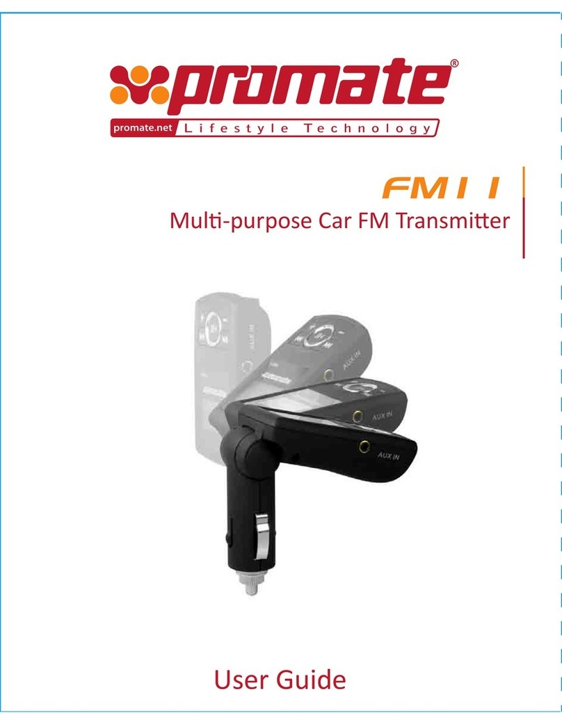 Promate FM11 user guide