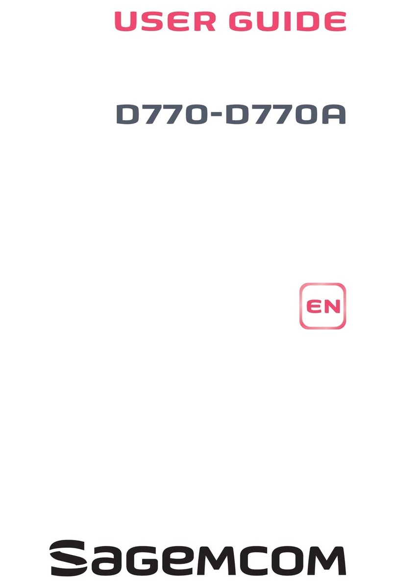 SAGEMCOM D770 user guide