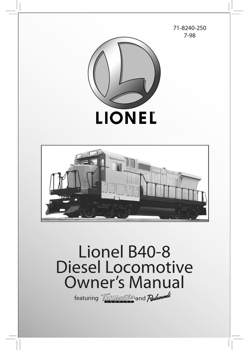 Lionel B40-8 owner's manual Lionel B40-8 owner's manual