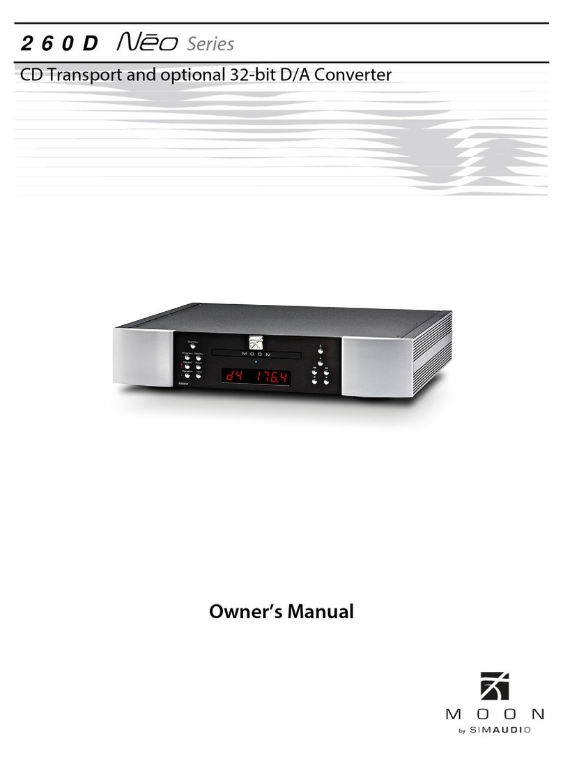 moon 260D Neo Series owner's manual