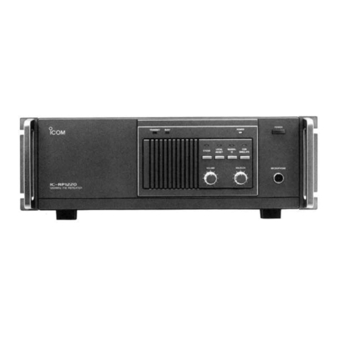 Icom IC-RP1220 Service manual