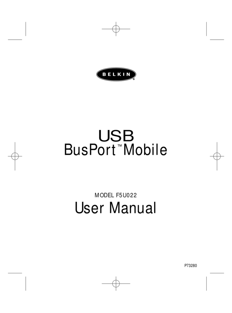 Belkin F5U022 User manual