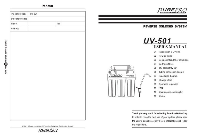 Pure-Pro UV-5 1 User manual