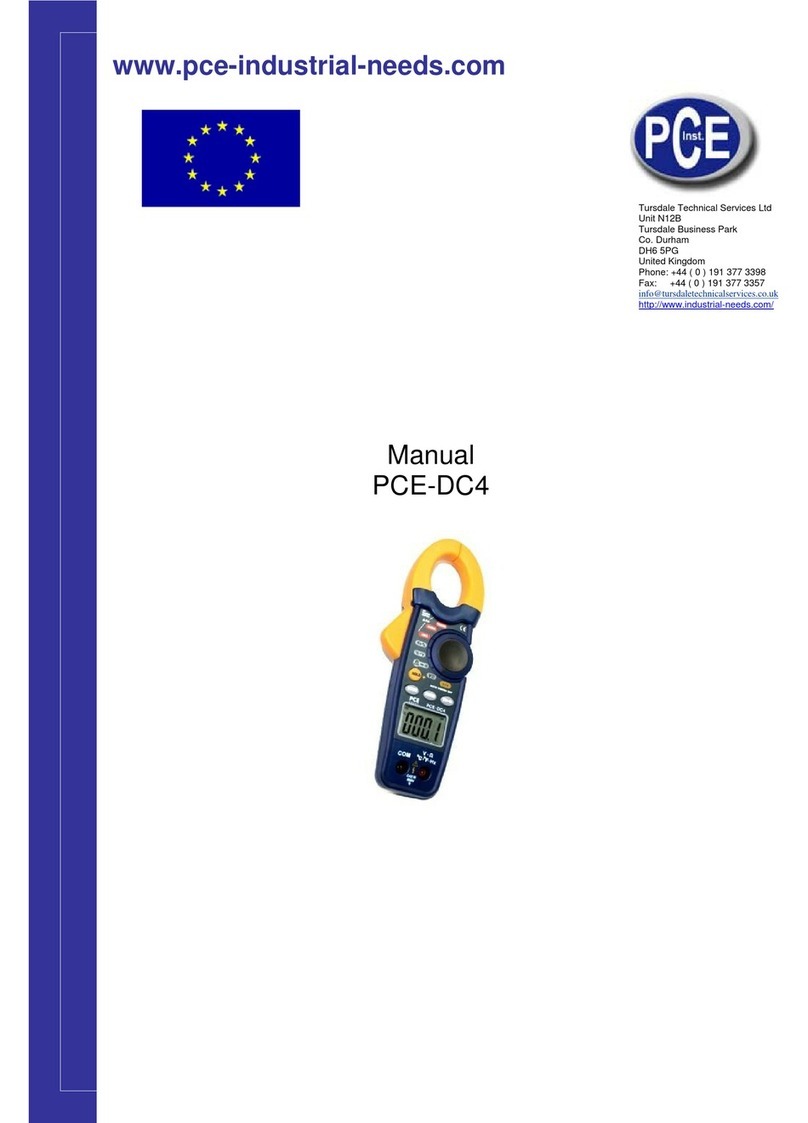 PCE Health and Fitness PCE-DC4 manual