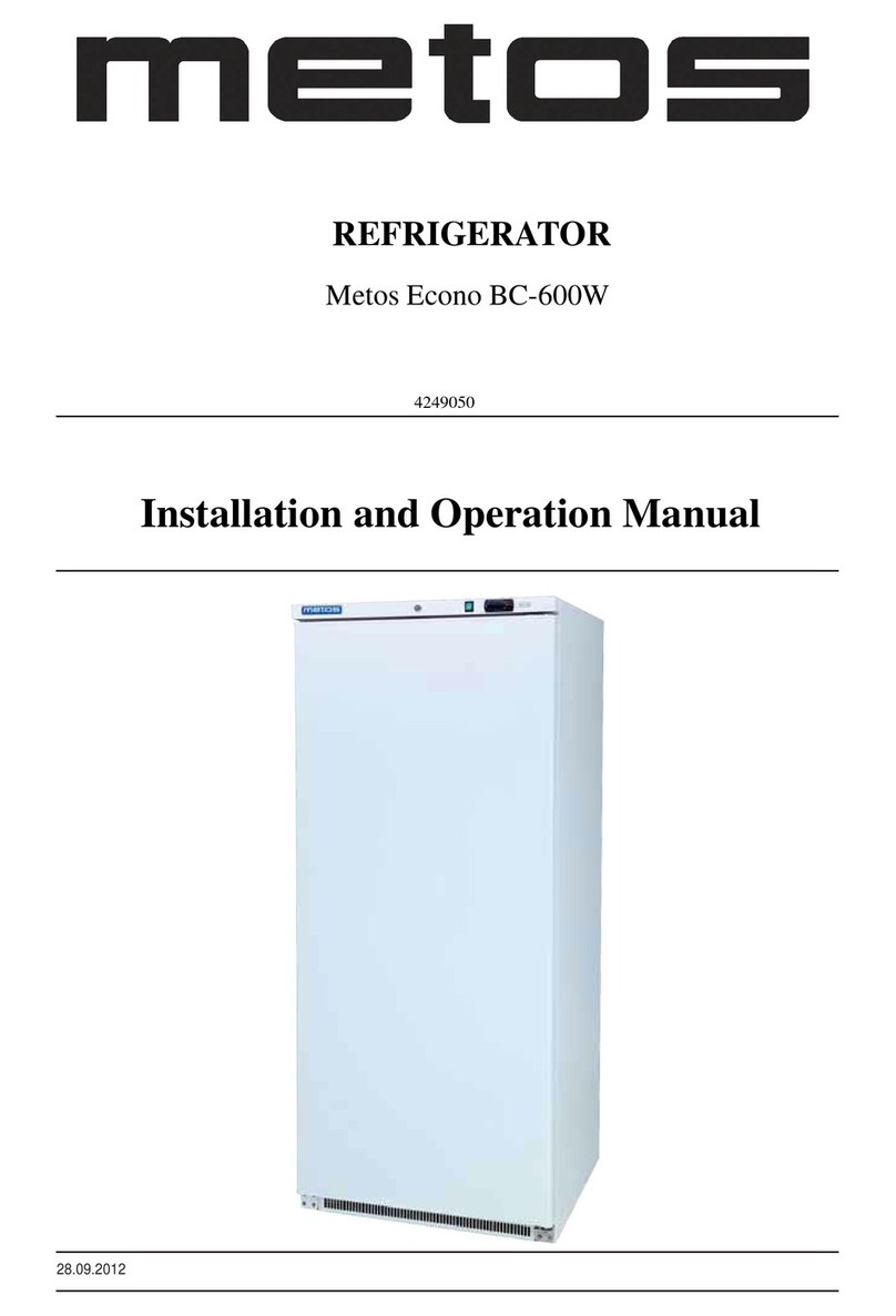 Metos Econo BC-600W User manual