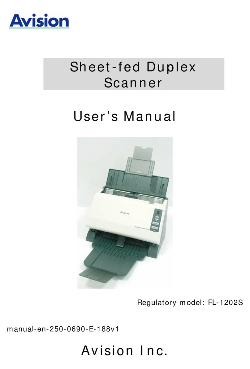 Avision FL-1202S User manual