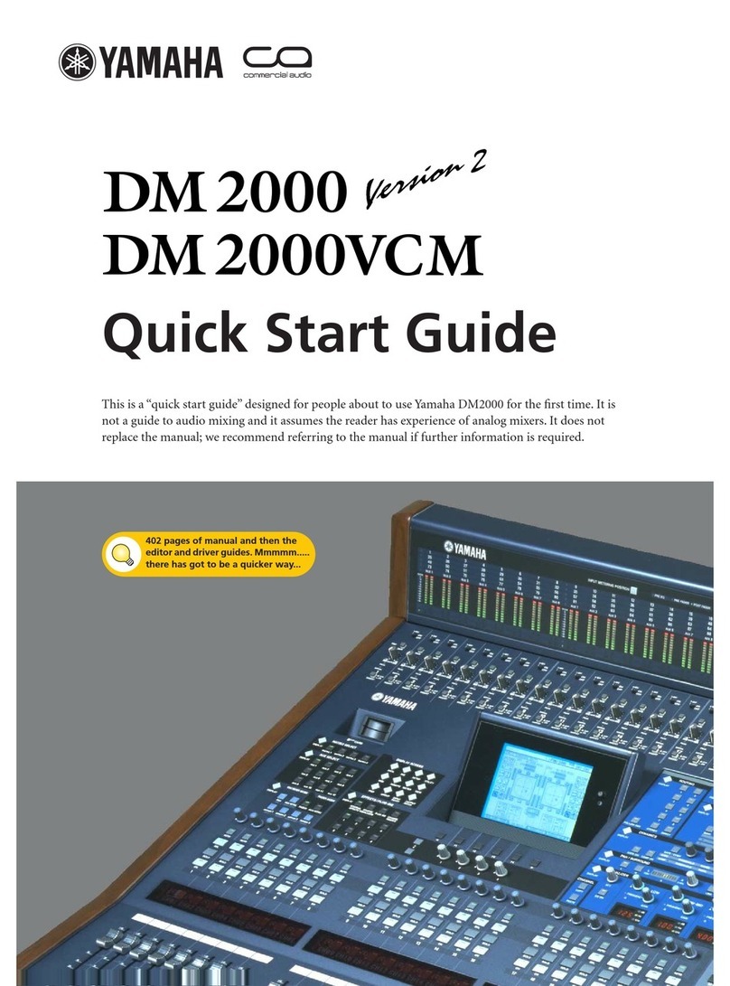 Yamaha Studio Manager V2 DM2000 Editor User manual