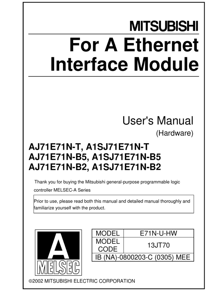 Mitsubishi AJ71E71N-T user manual