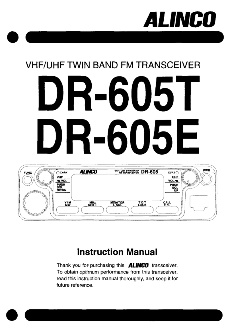 Alinco DR-605T User manual