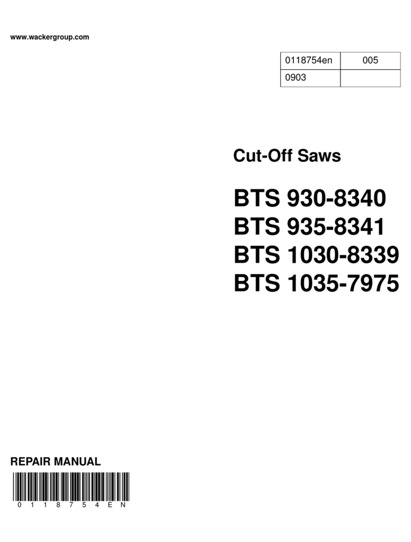 Wacker Neuson BTS 930-8340 Operating instructions