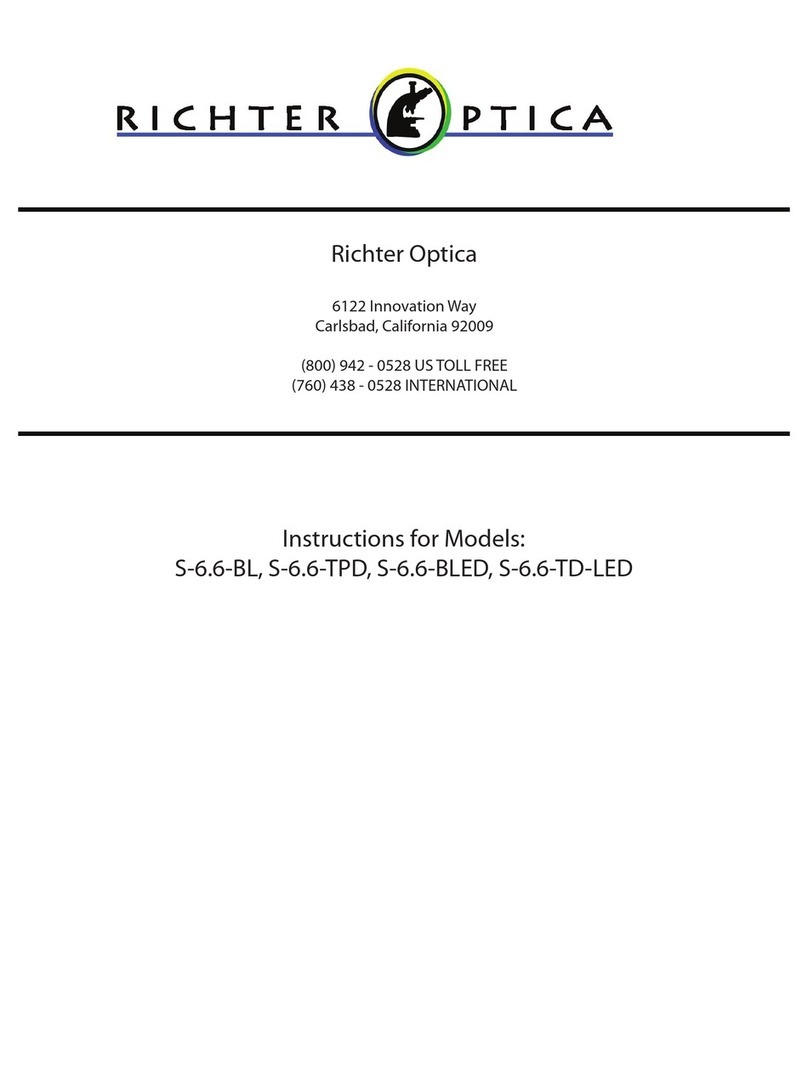 Richter Optica S-6.6-BL instructions