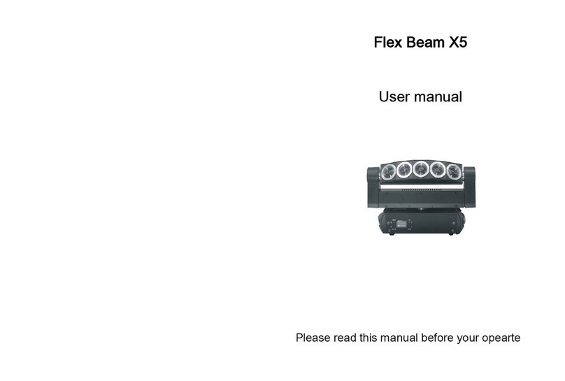 ARTFOX Lighting Flex Beam X5 user manual