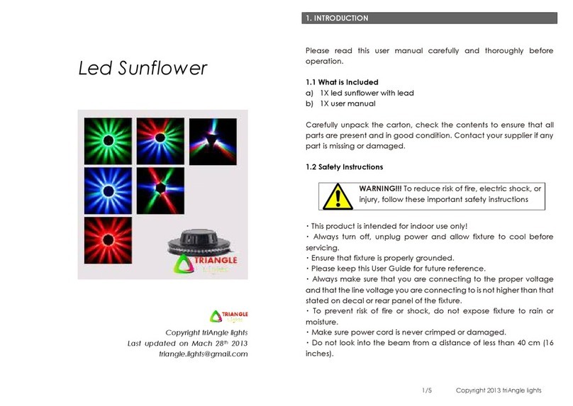 TriangleTube Led Sunflower user guide