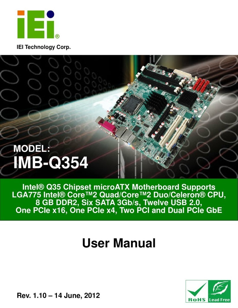 IEI Technology IMB-Q354 User manual