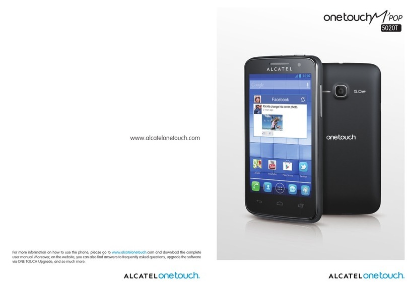 Alcatel M'POP 5020T user manual