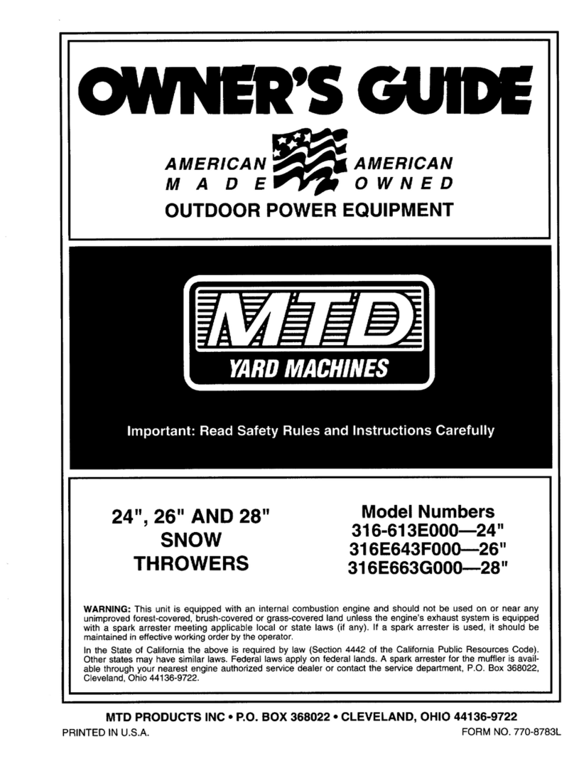 MTD 316-613E000-24" User manual