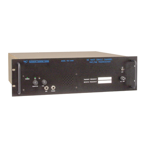 Technisonic Industries Limited TSC-4400 User manual Technisonic Industries Limited TSC-4400 User manual