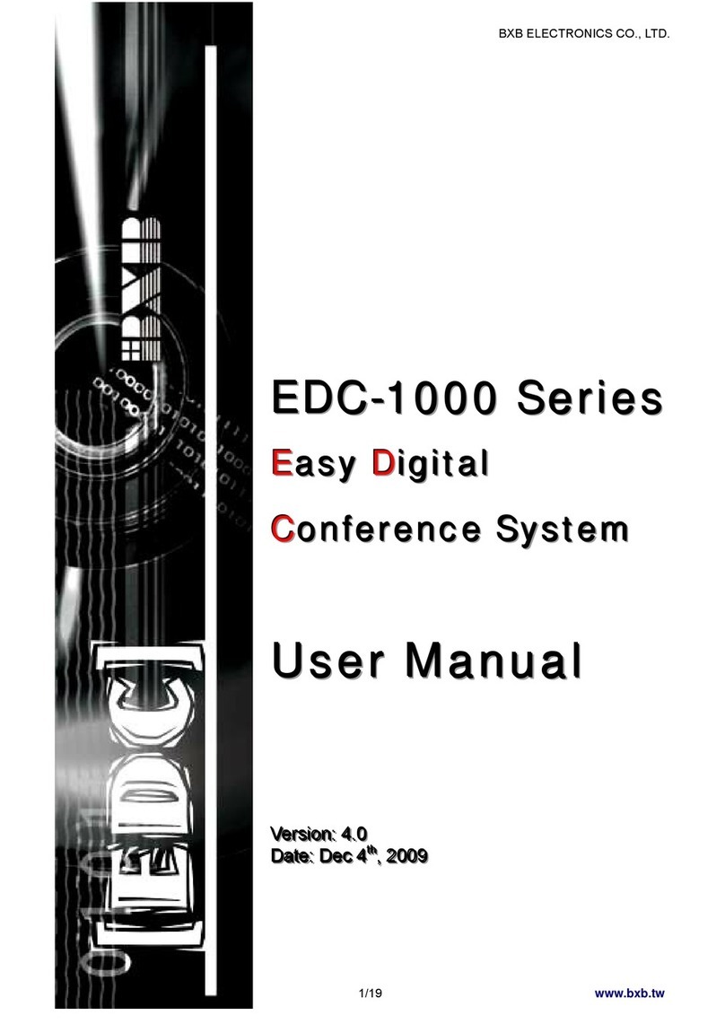 BXB Electroics EDC 1000 user manual