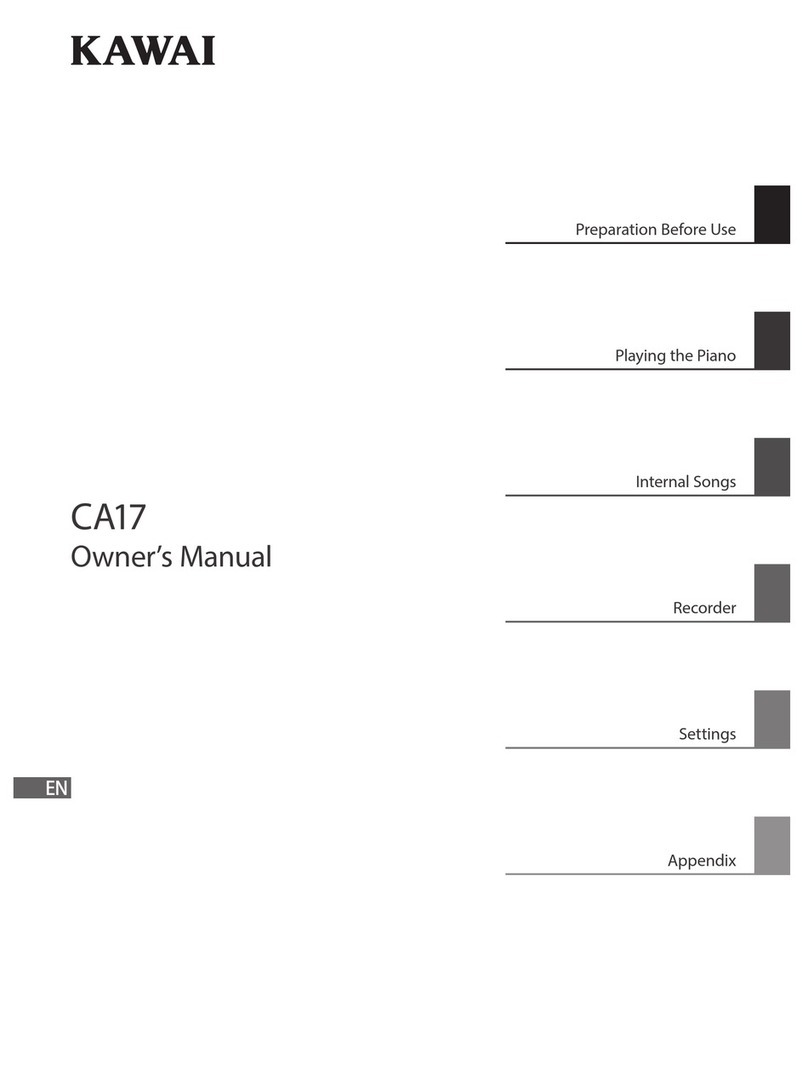 Kawai CA17 owner's manual