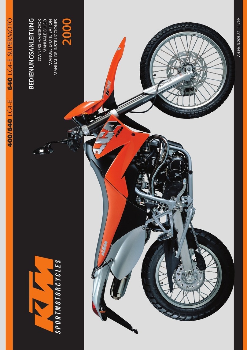 KTM 400 LC4-E Owner's handbook