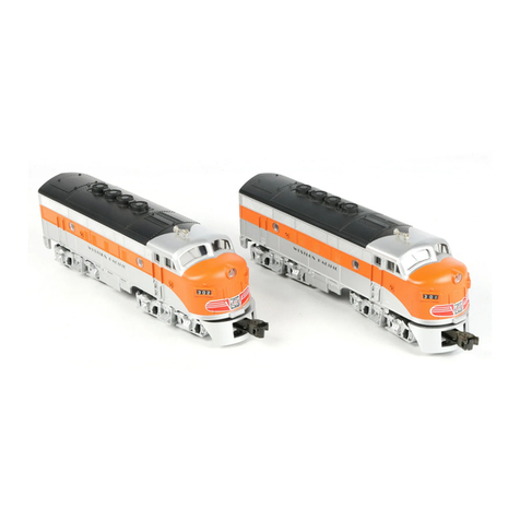 Rail King F-3 Passenger Set Operation manual