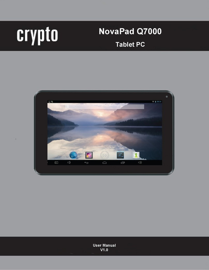 Crypto NovaPad Q7000 User manual