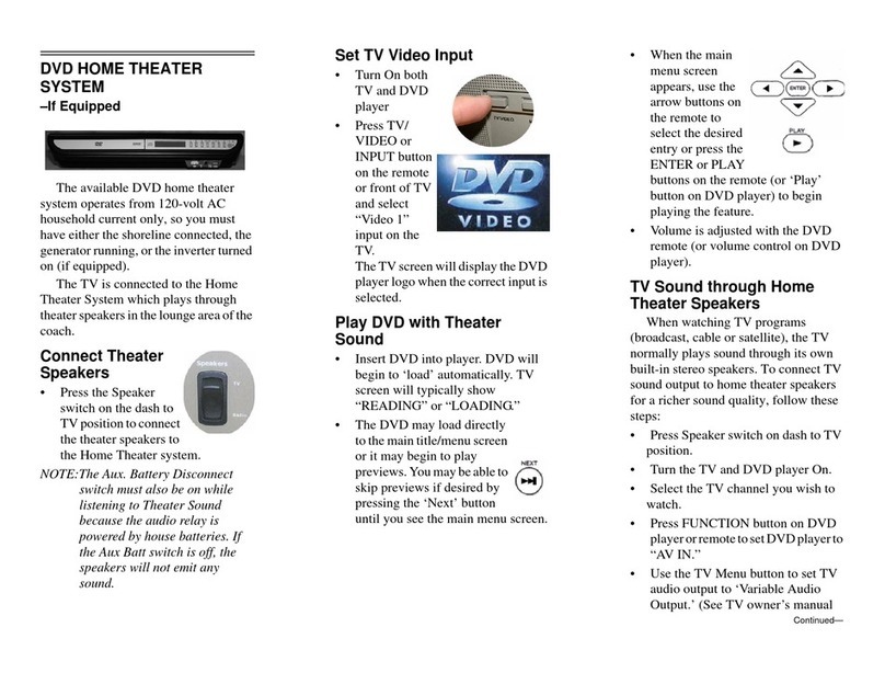 Winnebago Suncruiser Basic operation guide