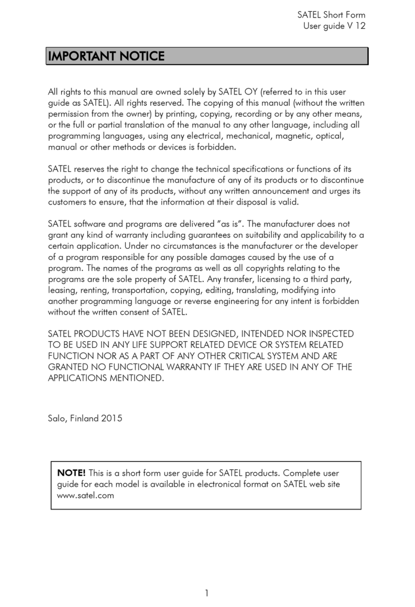 Satel SATELLINE-3AS VHF YM5000 User manual