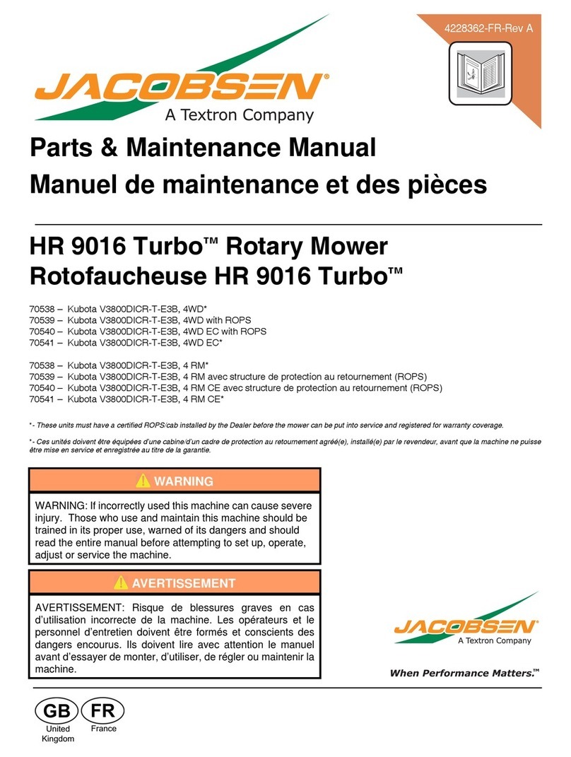 Jacobsen HR 9016 Turbo User manual