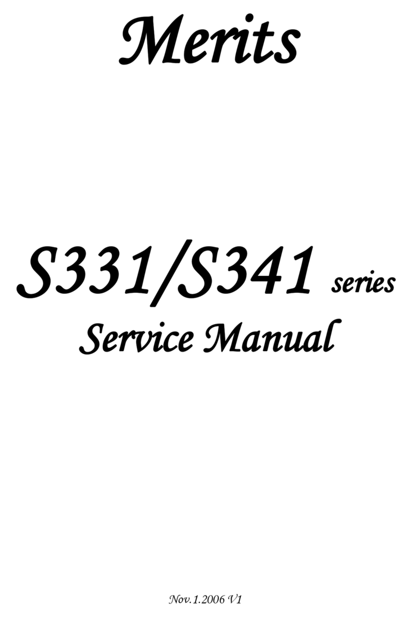 Merits S331 series Service manual