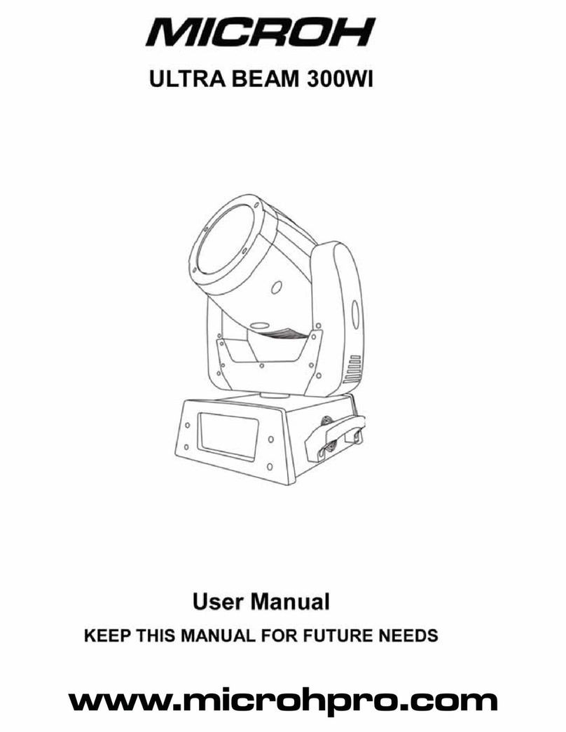 Microh Ultra beam 300WI user manual