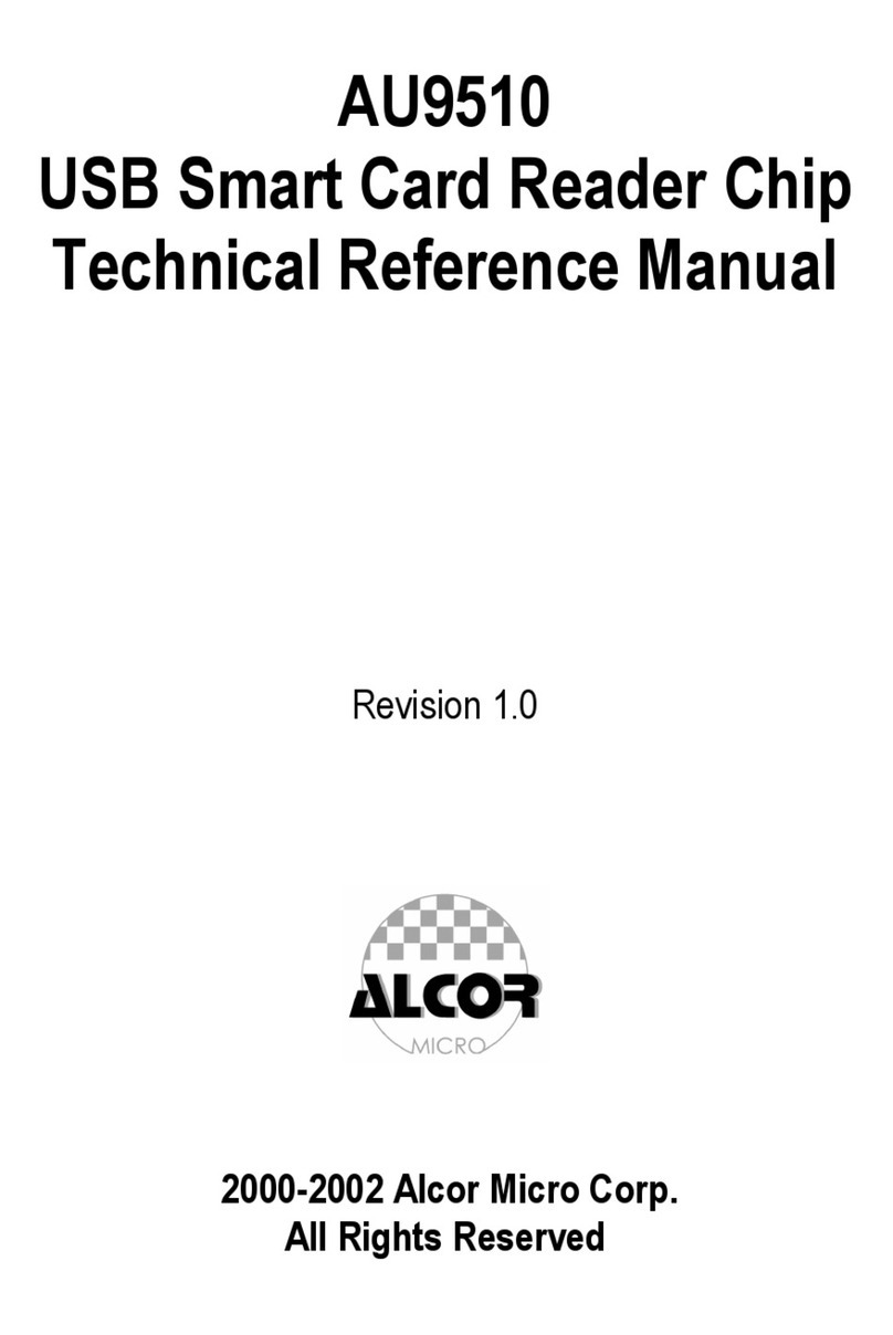 Alcor AU9510 Technical reference manual