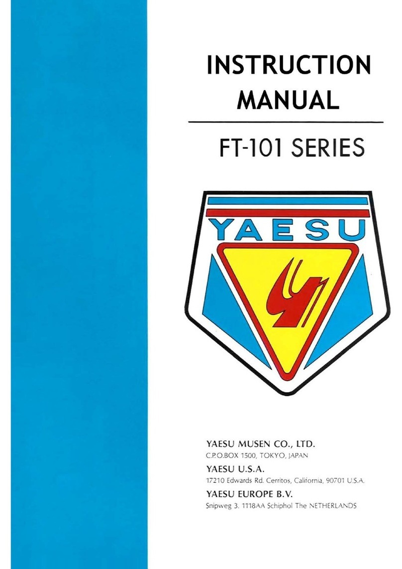 Yaesu FT-101 User manual