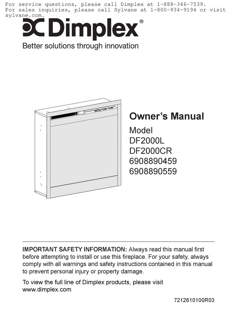 Dimplex DF2000L User manual