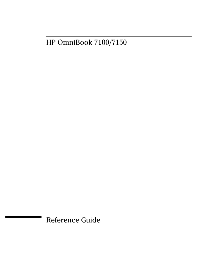 HP OmniBook 7100 User manual