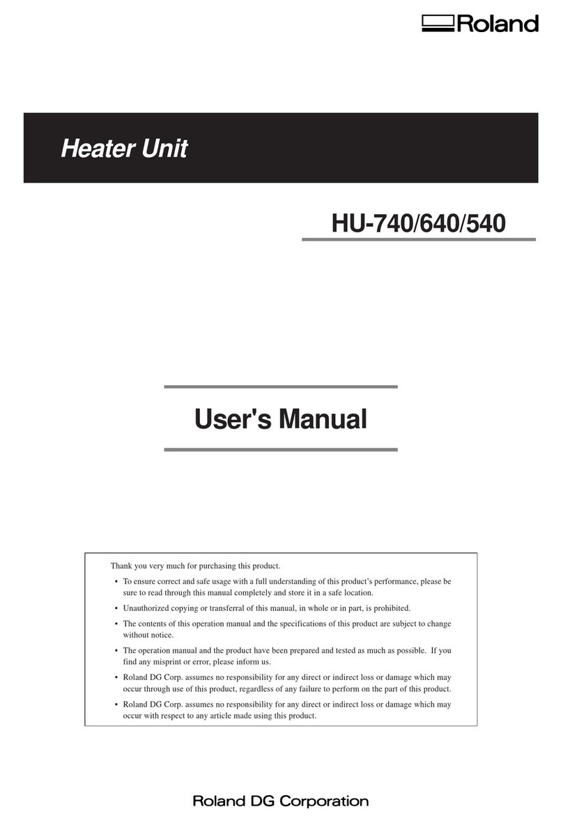 Roland HU-740 user manual