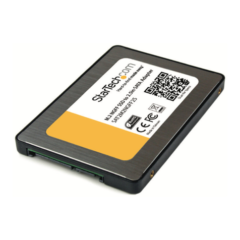 StarTech.com SAT2M2NGFF25 user guide StarTech.com SAT2M2NGFF25 user guide