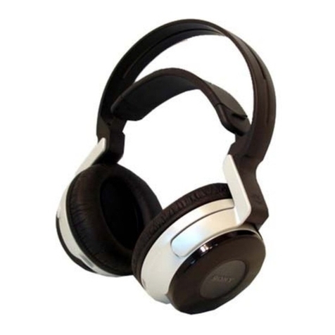 Sony MDR-RF5000 User manual