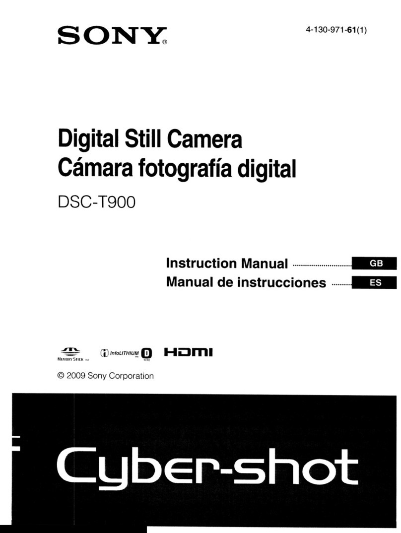 Sony Cyber-shot DSC-T900 User manual