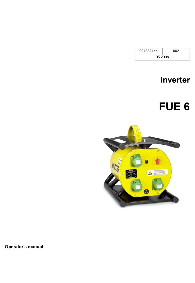 Wacker Neuson FUE 6 User manual