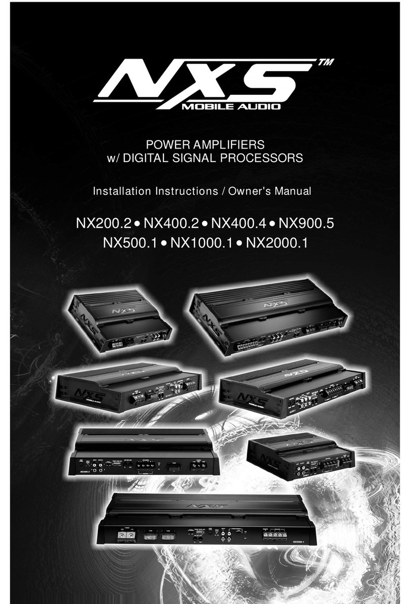 NXS NX200.2 Installation instructions & owner's manual