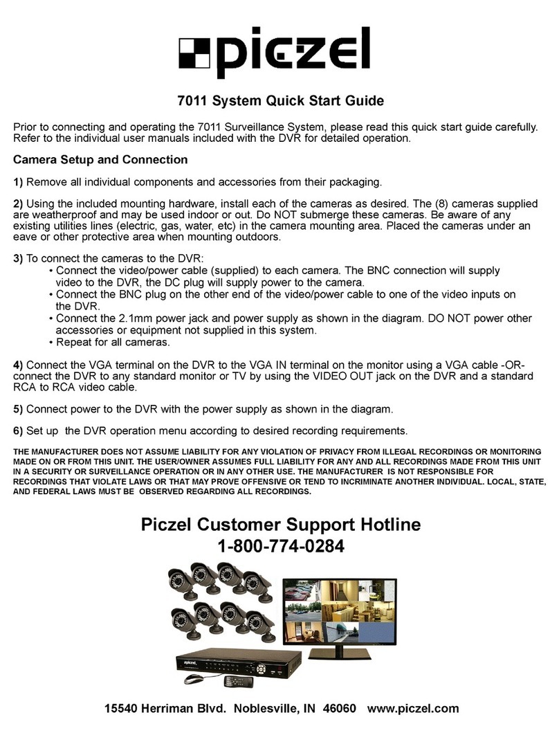 Piczel 7011 quick start guide