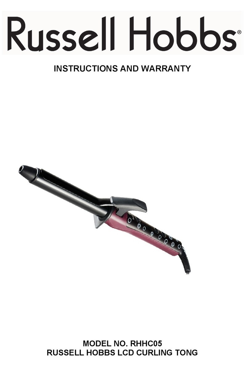Russell Hobbs RHHC05 Instructions and warranty